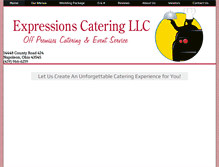 Tablet Screenshot of expresscaterer.com